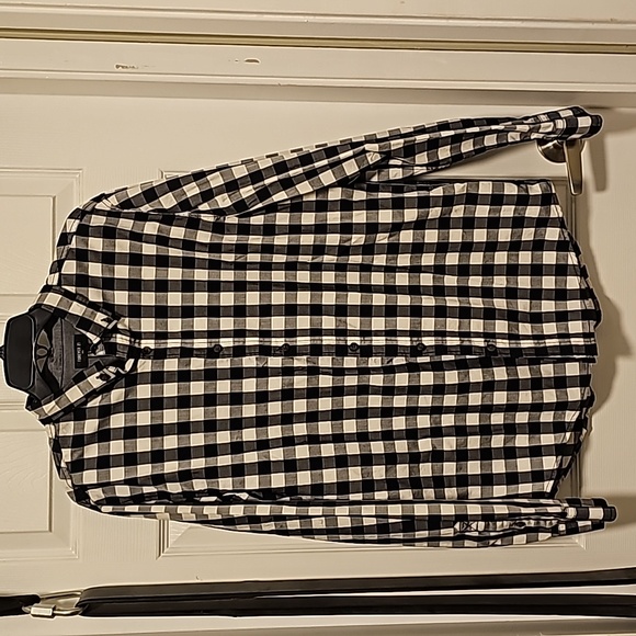 Men's Checkered Button Up Shirt - Picture 2 of 6